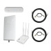 ZTE MF79 + Антенний комплект  3G / 4G LTE MIMO 2 x 24 dBi + Netis MW5230