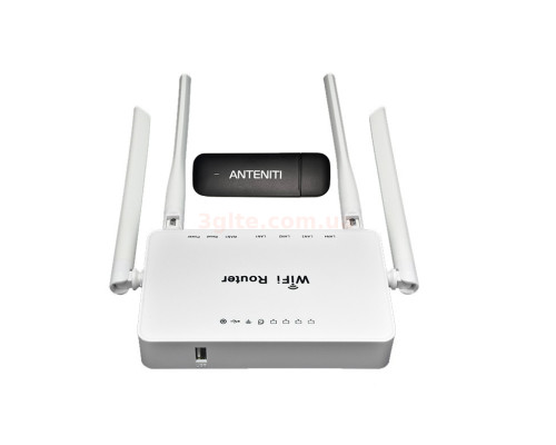 ZBT WE1626  + 3G/4G модем ANTENITI E3372h-153