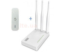 Комплект WiFi роутер Netis MW5230 + 3G/4G модем Huawei K5160