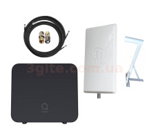 3G/4G WiFi роутер Alcatel Linkhub Home Station HH42CV  и  комплект MIMO на 24 ДБ  с кронштейном