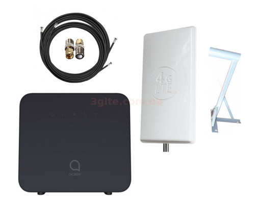 Alcatel HH42CV в комплекте с панельной антенной 24 ДБ с кронштейном