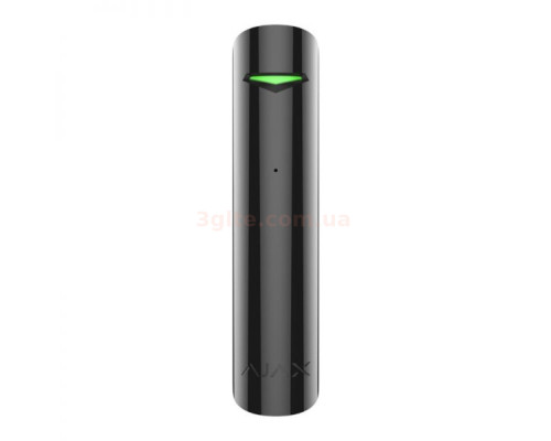 Бездротовий датчик розбиття скла Ajax GlassProtect Black