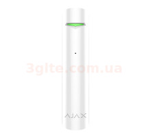 Бездротовий датчик розбиття скла Ajax GlassProtect White