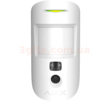 Безкоштовна датчик руху з фотофіксацією Ajax MotionCam White