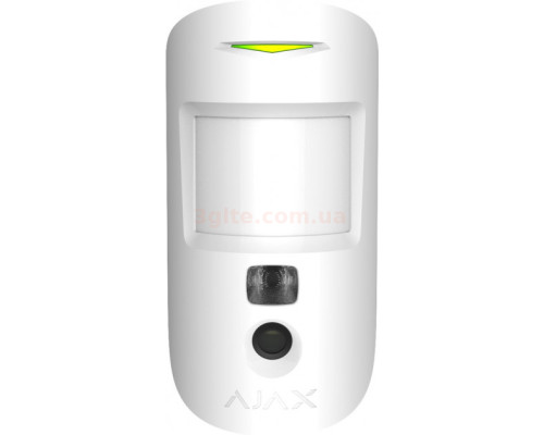 Безкоштовна датчик руху з фотофіксацією Ajax MotionCam White