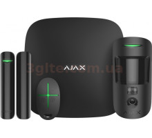 Комплект охоронної сигналізації Ajax StarterKit Cam Black