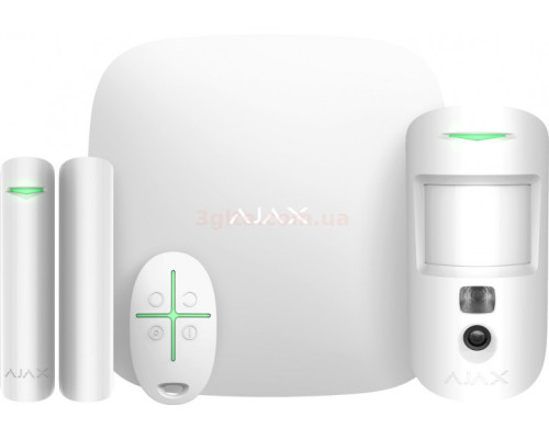 Комплект охоронної сигналізації Ajax StarterKit Cam White